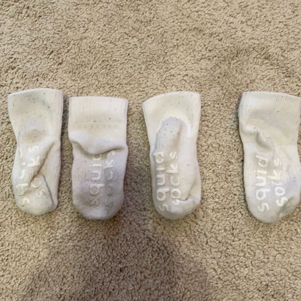 Squid socks 0-6 months